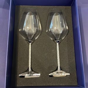 Swarovski Crystalline White Wine Glasses (set of 2)